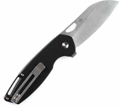 K2027A4 Kansept Swan Model 6 | Couteau Lame Wharncliffe Acier 154CM Satin | Manche Black G10 Linerlock - Livraison Gratuite