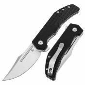TB1089A6 Tenable Orion | Couteau Pliant | Clip Point 14C28N Satin | Manche G10 Noir Frag | Flipper - Livraison Gratuite