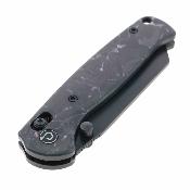 TD024CFPP Defcon Artifact - Couteau Axis Lock Lame Acier 14C28N Sheepfoot Manche FCarbone Black/Purple - Livraison Gratuite