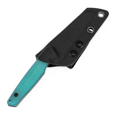 TG011B3 Tenable Parr Couteau Fixe Outdoor Lame Reverse Tanto Acier 14C28N Blk Manche G10 Tifany Housse Kydex - Livraison Gratuite