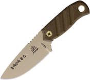 Couteau de Survie Tops Baja 3.0 Acier Carbone 1095 Manche Micarta Made In USA TPBAJA03 - Free Shipping