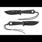 TPTLT02 Couteau Fixe TOPS Knives Lite Trekker Lame Acier 1095 Manche Micarta Noir Étui Kydex Made In USA - Livraison Gratuite