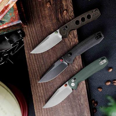 TVJM06CU14 Trivisa Butterfly – Couteau pliant Crossbar Lock Lame Acier 14C28N Stonewash Manche Copper (Cuivre) - Livraison Gratuite