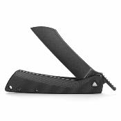 TVYD01BG14  Trivisa Norma-03B – Couteau pliant Liner Lock Lame Acier 14C28N Black Stonewashed Manche G10 Noir - Livraison Gratuite