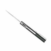 KIV3697A1 Couteau Pliant Kizer Masu Lame Acier 14C28N (HRC 58-59) Manche Richlite Blue Canyon Button Liner Lock Livraison Gratuite