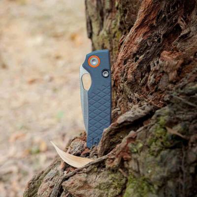 VOSA2621 Couteau Vosteed Porcupine | Lame Acier 14C28N Drop Point Satin | Manche Blue G10 | Top Liner Lock | Livraison Gratuite