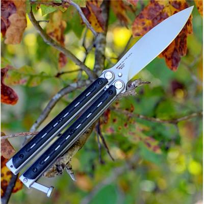 Couteau Bradley Kimura Balisong Butterfly Manche Fibre de Carbone USA BCC903 - Free Shipping