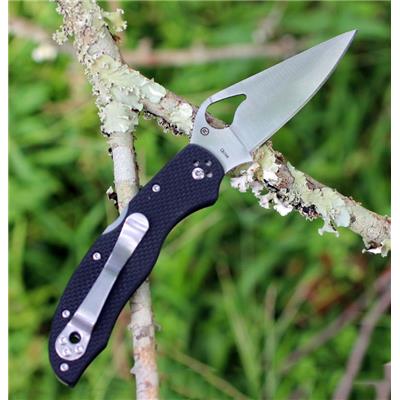 Couteau Spyderco Byrd Harrier 2 Manche G-10 Locback Clip BY01GP2 - Livraison Gratuite