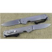 Couteau Cold Steel Pocket Bushman Lame Acier German 4116 Manche Acier 420 CS95FB - Free Shipping