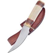 FBKH225WSB Couteau Frost Cutlery Skinner Black Hills Manche Os Etui Cuir - Livraison Gratuite