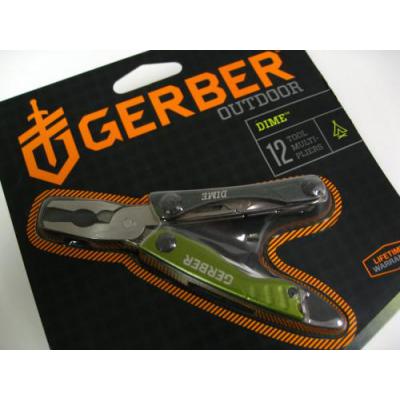 Pince Outils Multifonctions Gerber Dime Green Acier 3Cr13 Ciseaux Pince Tenaille Tournevis G1132 - Free SHipping