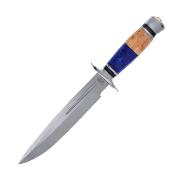 RR2240 Poignard Rough Ryder Bowie Resin/Wood Lame Acier 440 Etui + Pierre - Livraison Gratuite