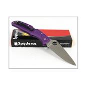 Couteau SPYDERCO Endura 4 - Spyderco Purple FRN ENDURA 4 Plain SC10FPPR