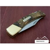 COUTEAU DE CHASSE Schrade 'Old Timer' Golden Bear 6OTW IRONWOOD Pocket/Hunting Knife SCH6OTW
