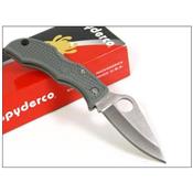 Couteau SPYDERCO LADYBUG 3 Foliage Green FRN Acier VG-10 Plain Made In Japan SCLFGP3 - LIVRAISON GRATUITE