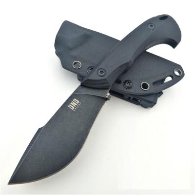 BNB12233P Couteau de Survie BucknBear Dark Piranha Lame Acier D2 Etui Kydex - Livraison Gratuite