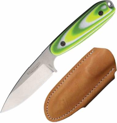 BRAD35S126 Bradford Guardian 3.5 – Couteau Lame Acier Bohler N690 Manche G10 Limon Étui Cuir USA – Livraison Gratuite