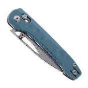 BTKG68C Couteau Bestech Cobber | Lame Acier 14C28N Two-Tone Drop Point | Manche G10 Blue | Bar Lock | Livraison Gratuite