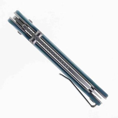 BTKG68C Couteau Bestech Cobber | Lame Acier 14C28N Two-Tone Drop Point | Manche G10 Blue | Bar Lock | Livraison Gratuite