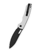 BTKMK05E Bestechman Firebird | Couteau Pliant EDC | Lame D2 | Manche G10 White | Verrouillage Button Lock - Livraison Gratuite