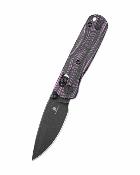 BTKMK21E Couteau Bestechman Sprite | Lame Acier M390 Black Stonewash Drop Point | Manche G10 Purple/Black | B-Lock | Livraison Gratuite
