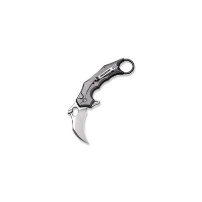 CIVC16016B3 Karambit Pliant CIVIVI Incisor II Lame Acier Nitro-V Manche Aluminium Gris Button Lock - Livraison Gratuite
