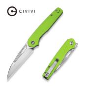 CIVC24062B2 CIVIVI Guile Green – Couteau Pliant EDC Lame Acier 14C28N Manche G10 Green Ball Bearing Linerlock - Livraison Gratuite
