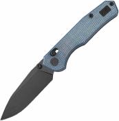 CMB18E CMB Explorer CMB-18E – Couteau Pliant EDC Axis Lock Lame Drop Point 14C28N BLK Manche Micarta Blue - Livraison Gratuite 