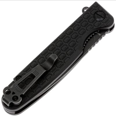 DGRDPMBKBW Daggerr Dopey DL – Couteau Liner Lock | Lame Drop Point 8Cr14MoV Blk Stonewash | Manche FRN Noir - Livraison Gratuite