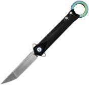 DTK3312GB Couteau Pliant Dreamtech | Lame Tanto Acier D2 Satin | Manche G10 Black Liner Lock - Livraison Gratuite