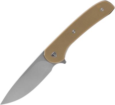 FF009T Couteau Ferrum Forge Gent 2.0 Tan Lame Acier 9Cr13MoV IKBS - Livraison Gratuite