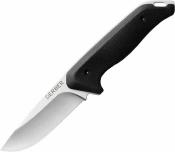 G1074142 Gerber Moment Fixed Blade Large – Couteau de Chasse Lame Acier Inox 5Cr15MoV Manche Caoutchouc Étui Nylon – Livraison Gratuite