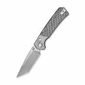 GEO2503A GEO Knife Blaze – Couteau pliant Lame Acier M390 Tanto Manche Titane Crossbar Lock - Livraison Gratuite