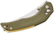 J1955GN Couteau CJRB Nanner Lame Persian Acier AR-RPM9 Manche G10 Green Ball Bearing Crossbar - Livraison Gratuite 