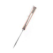 K1028B1 Couteau Kansept Bulldozer Copper Lame Acier S35VN IKBS - Livraison Gratuite