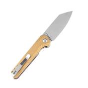 K1028C1 Couteau Kansept Bulldozer Brass Lame Acier S35VN IKBS - Livraison Gratuite