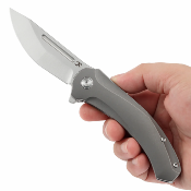 K1090A3 Couteau Kansept Hira - Lame Acier CPM-S35VN – Manche titane – Frame Lock - Ball Bearing - Clip