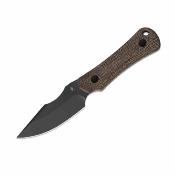 KI1122A1 Couteau Kizer Bone | Lame Acier CPM 3V Matte DLC | Manche Micarta Norplex Ultrex | Housse Kydex - Livraison Gratuite