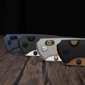 KI34902CDA1 Kizer T1 |  Couteau Pliant Lame Drop Point Acier M390 Satin | Manche Titanium Clutch Lock - Livraison Gratuite