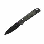 KIV34582CDA1 Couteau Kizer Begleiter 2.9 | Lame Acier BD1N Black PVD | Manche Micarta Noir | Livraison Gratuite