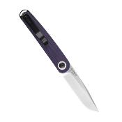 KIV3604C1 Couteau Kizer Azo Squidward Purple Lame Acier 154CM IKBS - Livraison Gratuite 