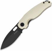 KIV3770A3 Kizer Seagull | Couteau Pliant EDC | Lame 14C28N | Manche Aluminium Ivory| Verrouillage Liner Lock - Livraison Gratuite