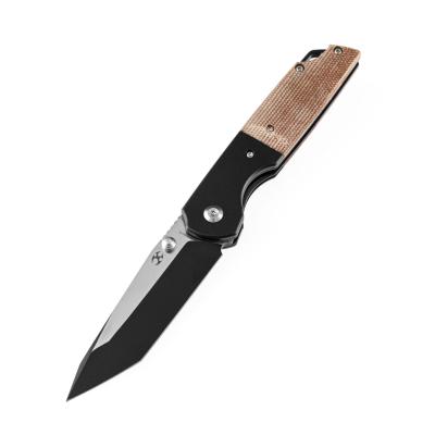 KT1005T5 Couteau Kansept Warrior Tanto Brown Lame Acier D2 IKBS - Livraison Gratuite