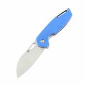 KT1022A3 Kansept Model 6 Blue – Couteau Pliant Lame Acier 154CM Bead Blast Wharncliffe Manche Bleu G10 Liner Lock – Livraison Gratuite