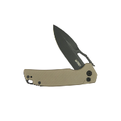 KUB316L Couteau Kubey RDF Tan G10 Lame Acier 14C28N Système de Verrouillage Bouton - Livraison Gratuite
