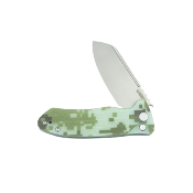 KUB336J Couteau Pliant Kubey Creon Camo Button Lock Manche G-10 Lame Reverse Tanto Acier AUS-10 - Livraison Gratuite