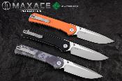 MAXMM302E Couteau Maxace Peregrine S Lame Acier 10Cr15CoMoV Manche G-10 Camouflage Liner Lock - Livraison Gratuite