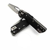 MCT210T10PMBK Couteau Microtech MSI Standard Issue Sheepsfoot Acier M390MK Ram-Lok Made in USA - Livraison Gratuite 
