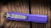 MCT22511APPU OTF Microtech Dirac DE - Couteau Automatique Lame Acier M390 Serr Manche Alum Purple USA | Livraison Gratuite