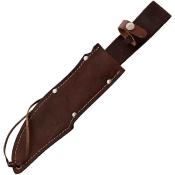 MR622 Poignard Marbles Stacked Leather Bowie Lame Damas Etui Cuir - Livraison Gratuite